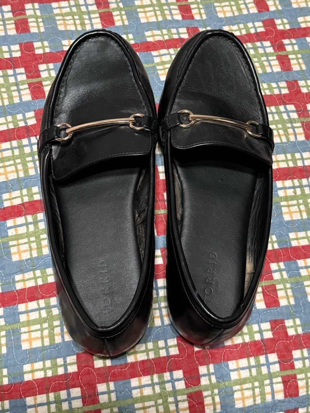 Torrid Black Faux-Leather Bit Loafers WW
